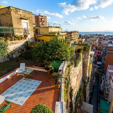 Paola - Hidden Panoramic Garden And Terraces By Napoliapartments Apartment *